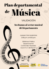VALIDACIÓN PLAN DEPARTAMENTAL DE MUSICA