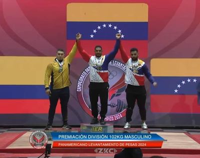 Oro para deportista apoyado por la Gobernación de Risaralda, en Panamericano de levantamiento de pesas